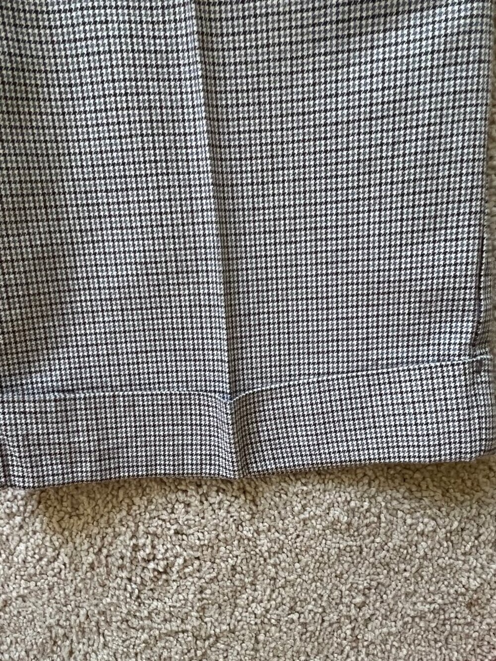 Tommy Hilfiger Austin Fit Houndstooth Women's Ribbon Tie-Waist Pants - Picture 7 of 16